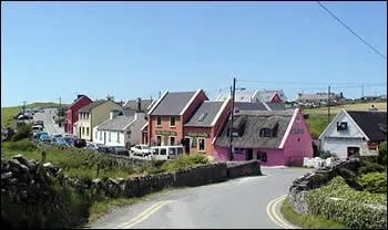 Name the river that enters the sea at Doolin.
