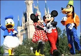 Who welcomes you at Disneyland everyday?