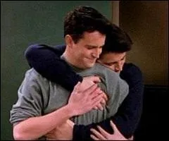 In which episode did Chandler say, "Well, she spent the last 6 months getting over him and now she's celebrating that by going on a date with him." ?