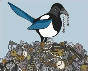 According to a new study, psychologists say that magpies are not attracted to shiny objects and don't ... jewels.