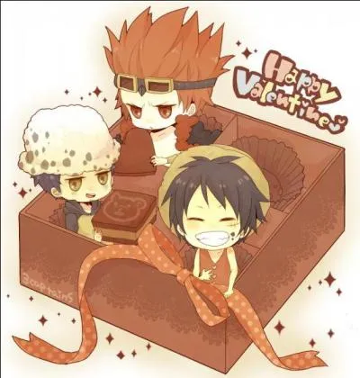 It's Valentine's Day! Who ate 2 chocolates? (To help you, look at the crumbs on the characters' cheeks)