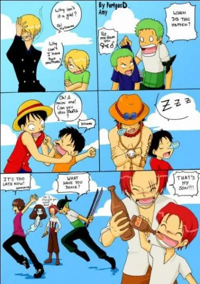 Here's what would happen if they had children. Who would make his son drink?