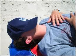 Yesterday I ____ off while I was laying on the beach