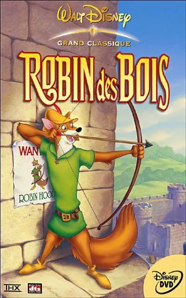 In Walt Disney's version, which animal represents Robin Hood?