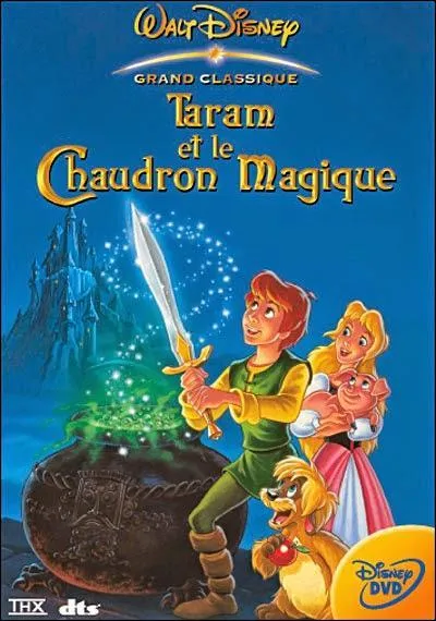 In Taran and the Magic Cauldron, what is the name of Taran's faithful companion piglet?