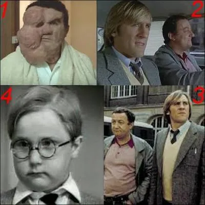 Which of these four images does not belong to the film: Inspecteur la bavure?