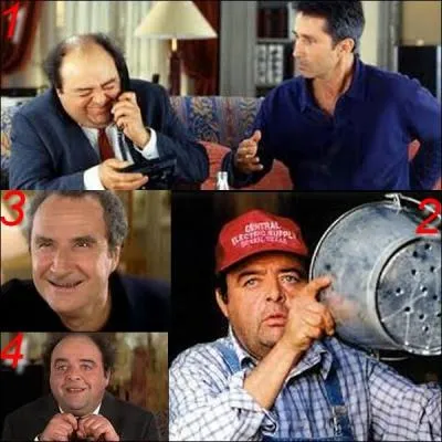 Which of these four images does not belong to the film: Le diner de cons?