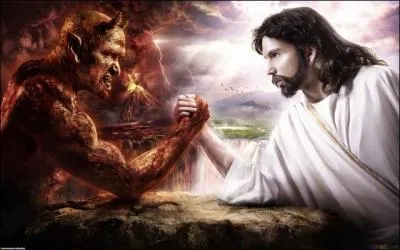 Which Christian holiday is Jesus' battle against the devil?