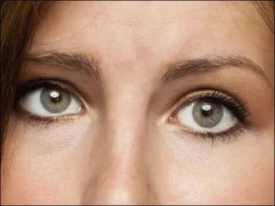 This woman is expression...on her face.