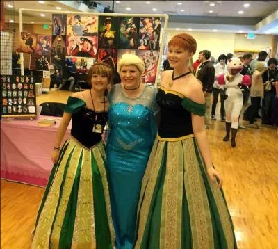 Who are these three dressed as (in order from left to right)?