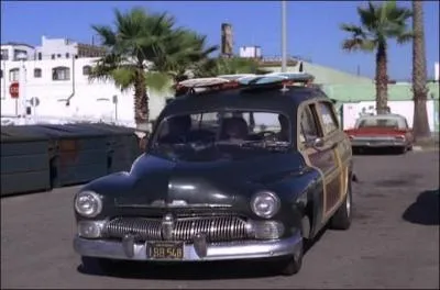 Which trio of investigators solved crimes on a weekly basis while driving this woody?