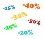 A jacket costing 50 is on sale for 35. What is the percentage discount?