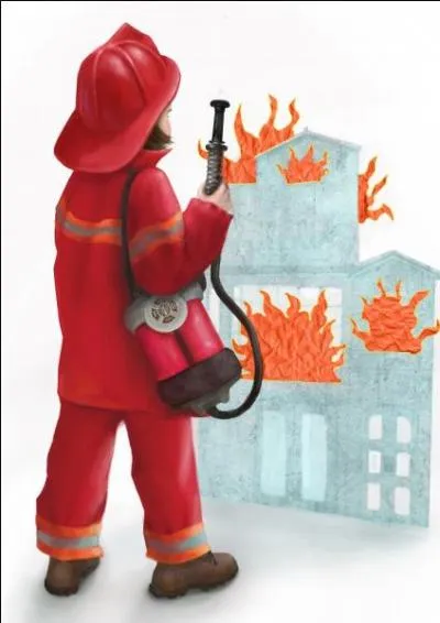 We received an ______ call telling us there was a fire in the building