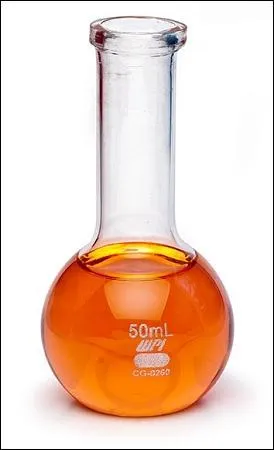 Round bodied container used for heating liquids