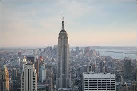 The Empire State Building is a skyscraper. How do you describe it in English?