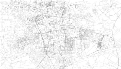This big city's almost-grid layout resembles American cities a bit. What's the name of this city?