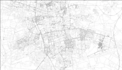 This big city's almost-grid layout resembles American cities a bit. What's the name of this city?