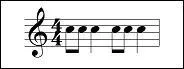 Pick the correct rhythm counting for this measure.