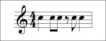 Pick the correct rhythm counting for this measure.