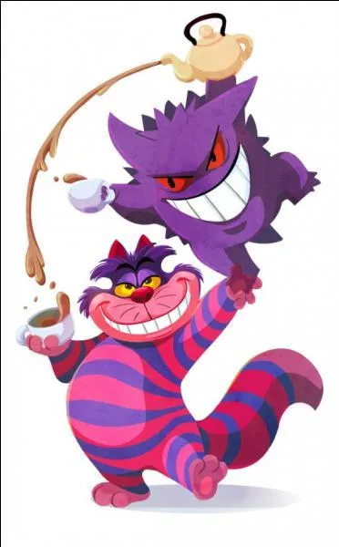 The Cheshire cat and ______ would make good partners if they knew each other.
