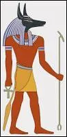 Which Egyptian god is represented with a dog's head ?