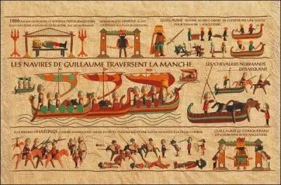 When was the Bayeux tapestry sewn?