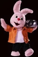 Which brand of batteries has a pink rabbit as its mascot?