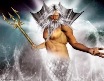 Who is the Greek god of water and earthquakes?