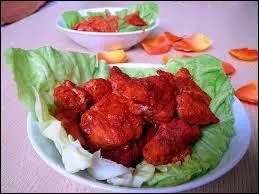 Which of these countries specializes in tandoori chicken?