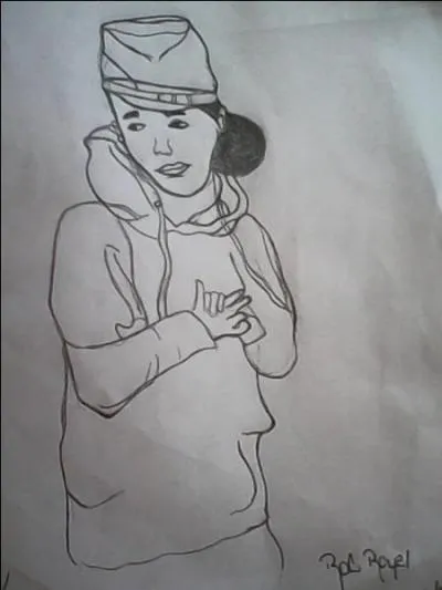 Which DG member drew this pic of MB Roc Royal?
