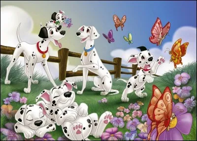 In 101 Dalmatians , Pongo and Perdita each have 72 and 68 spots.