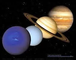 How many gas gaints are there?