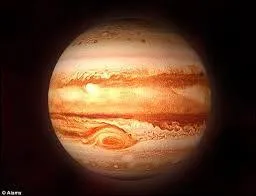 What is the name of big storm seen in jupiter?
