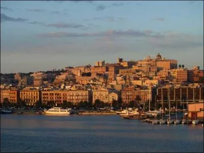 On which Mediterranean island can you visit the town of Cagliari?