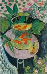 Who painted this goldfish picture?