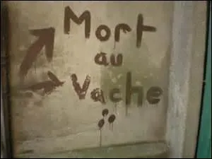 Which profession is targeted when we say death to cows?