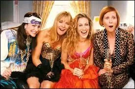 Which of these TV series with four heroines was first broadcast in France?