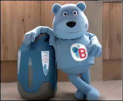 What is the name of the blue bear used as Butagaz's mascot?