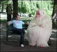 Which candy brand featured a white yeti in its ads?