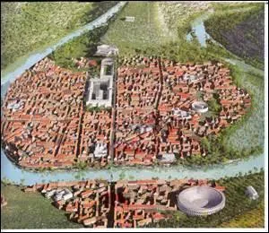 What was the name of the Gallo-Roman city whose site is now occupied by the city of Besancon?