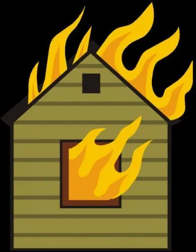 What do you do when a fire is near ?