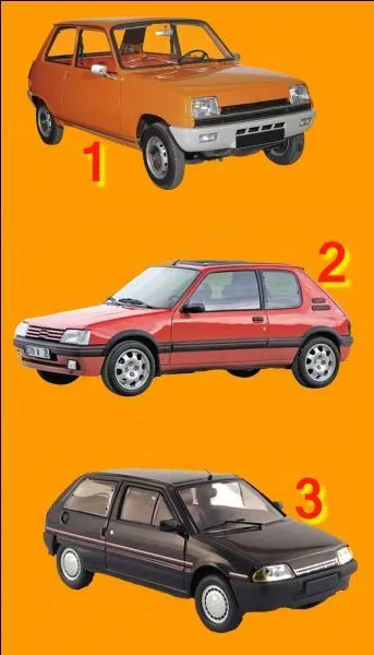 If I tell you "Renault 5". Which number will you choose?
