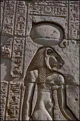 What is the name of the Egyptian goddess in the picture?