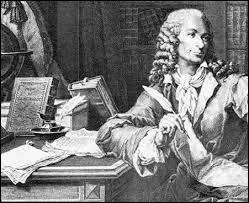 How many years apart were Voltaire and Emilie du Chatelet?