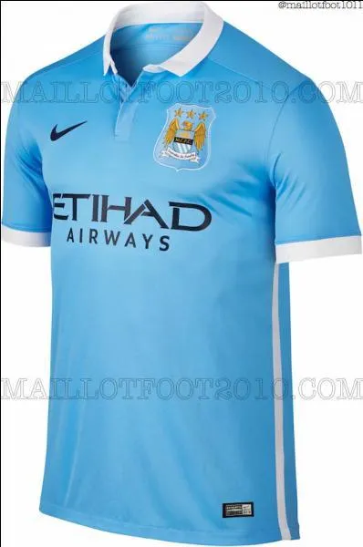 Runner-up in the 2015 English Premier League, which club does this jersey belong to?