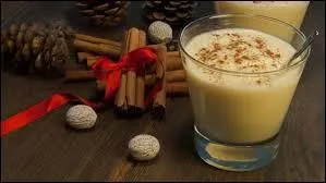 Along with sugar, cream and milk, what other ingredients are used to make eggnog?