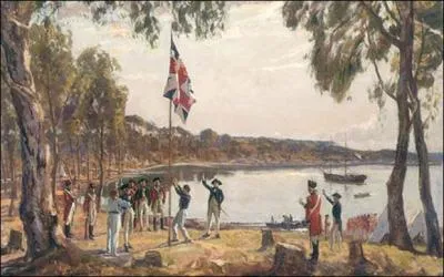 When did the British people come to Australia?