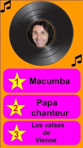 Which song title belongs to this singer?