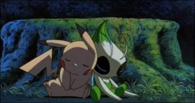 Celebi has colored eyes... .