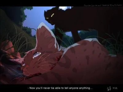 Which feline does she murder?